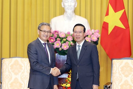 Chủ tịch nước Võ Văn Thưởng tiếp Trưởng Ban Đối ngoại Trung ương Lào