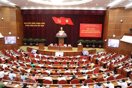 Tổng Bí thư Nguyễn Phú Trọng chủ trì Hội nghị sơ kết 1 năm hoạt động của Ban Chỉ đạo cấp tỉnh về phòng, chống tham nhũng, tiêu cực