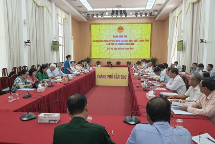 Phó Chủ tịch Trương Thị Ngọc Ánh làm việc với Hội đồng phối hợp phổ biến, giáo dục pháp luật thành phố Cần Thơ