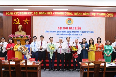 Ông Nguyễn Bình Minh là Chủ tịch Công đoàn Cơ quan Trung ương MTTQ Việt Nam nhiệm kỳ 2023-2028