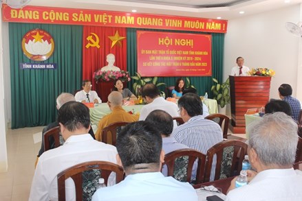 Khánh Hoà: Hội nghị Uỷ ban MTTQ Việt Nam tỉnh lần thứ 9, khoá X