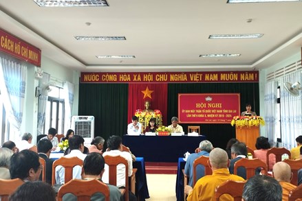 Gia Lai: Hội nghị Uỷ ban MTTQ Việt Nam lần thứ 9, nhiệm kỳ 2019-2024