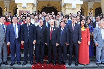 Tổng Bí thư Nguyễn Phú Trọng dự Lễ kỷ niệm 75 năm Ngày thành lập Liên hiệp các Hội Văn học nghệ thuật Việt Nam