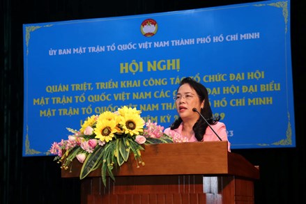 Thành phố Hồ Chí Minh: Triển khai công tác chuẩn bị Đại hội MTTQ Việt Nam các cấp nhiệm kỳ 2024-2029