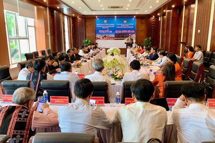 Ủy ban MTTQ Việt Nam tỉnh Quảng Nam hội đàm với Ủy ban Mặt trận Lào xây dựng đất nước tỉnh Sê Koong
