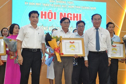 Quảng Nam: Hội nghị tổng kết 20 năm Ngày hội Đại đoàn kết toàn dân tộc ở khu dân cư