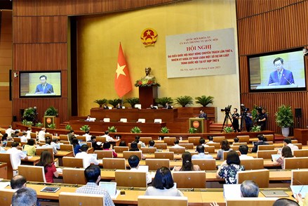 Khai mạc Hội nghị đại biểu Quốc hội hoạt động chuyên trách lần thứ 4, Quốc hội Khóa XV
