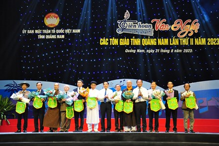 Ủy ban MTTQ Việt Nam tỉnh Quảng Nam tổ chức liên hoan văn nghệ các tôn giáo lần thứ II năm 2023