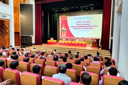 Lào Cai: Khẳng định vai trò của MTTQ các cấp trong phối hợp tiếp xúc cử tri