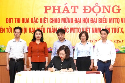 Tuyên Quang: Phát động đợt thi đua đặc biệt chào mừng Đại hội MTTQ Việt Nam các cấp nhiệm kỳ 2024 - 2029