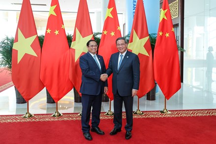 Thủ tướng Chính phủ Phạm Minh Chính hội đàm với Thủ tướng Quốc vụ viện Trung Quốc Lý Cường
