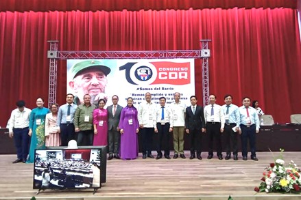 Tiếp tục tăng cường đoàn kết, hữu nghị giữa MTTQ Việt Nam và Uỷ ban Bảo vệ Cách mạng Cuba