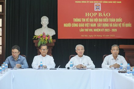 Đại hội đại biểu Người Công giáo Việt Nam xây dựng và bảo vệ Tổ quốc lần thứ VIII diễn ra từ ngày 11-12/10/2023