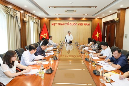 Tăng cường sự phối hợp giữa MTTQ Việt Nam và các tổ chức thành viên trong triển khai 4 chương trình giám sát năm 2024