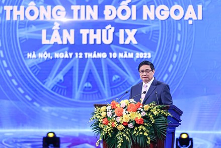 Phát biểu của Thủ tướng Phạm Minh Chính tại lễ trao Giải thưởng toàn quốc về thông tin đối ngoại lần thứ IX