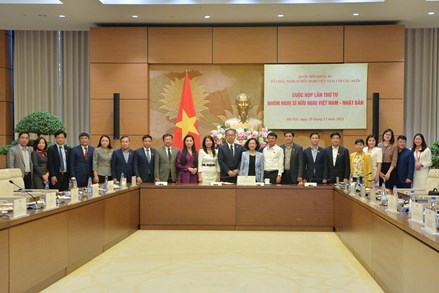Thường trực Ban Bí thư Trương Thị Mai chủ trì cuộc họp Nhóm Nghị sĩ hữu nghị Việt Nam - Nhật Bản