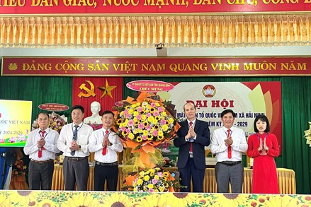 Quảng Bình: Đại biểu MTTQ Việt Nam xã Hải Ninh lần thứ XII, Nhiệm kỳ 2024-2029