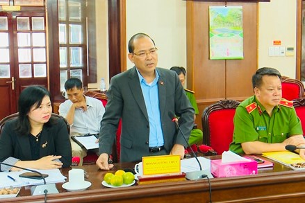 Phó Chủ tịch Hoàng Công Thủy kiểm tra công tác phòng chống tội phạm tại tỉnh Đắk Nông