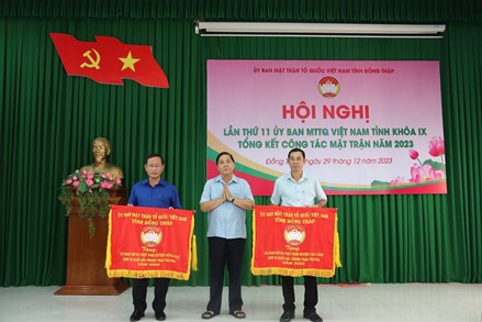 Hội nghị Ủy ban MTTQ Việt Nam tỉnh Đồng Tháp lần thứ 11, nhiệm kỳ 2019-2024