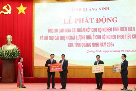 Quảng Ninh: Phát động ủng hộ làm nhà cho hộ nghèo tỉnh Điện Biên và hỗ trợ hộ nghèo theo tiêu chí mới của tỉnh