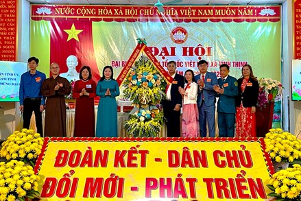 Thanh Hóa: Đại hội điểm MTTQ xã Vĩnh Thịnh lần thứ XI, nhiệm kỳ 2024-2029
