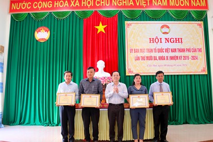Hội nghị Uỷ ban MTTQ Việt Nam TP Cần Thơ lần thứ mười ba, nhiệm kỳ 2019-2024
