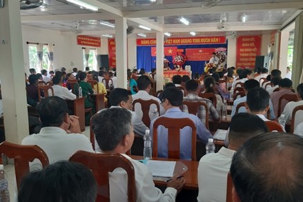 Cà Mau: Đại hội điểm MTTQ Việt Nam xã Hồ Thị Kỷ nhiệm kỳ 2024 - 2029
