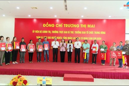 Thường trực Ban Bí thư Trương Thị Mai thăm, tặng quà Tết tại Bà Rịa - Vũng Tàu