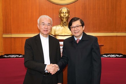 Phó Chủ tịch Nguyễn Hữu Dũng tiếp đoàn đại biểu Trung ương Ủy ban Đoàn kết Công giáo Việt Nam