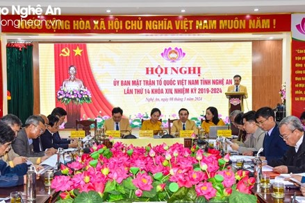 Nghệ An: Góp ý dự thảo Báo cáo Chính trị trình Đại hội đại biểu Mặt trận Tổ quốc Việt Nam tỉnh nhiệm kỳ 2024 - 2029
