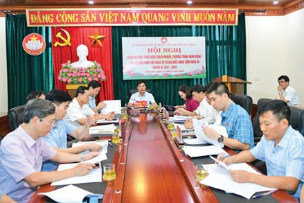 Nâng cao chất lượng hoạt động giám sát của Mặt trận Tổ quốc Việt Nam các cấp tỉnh Ninh Bình