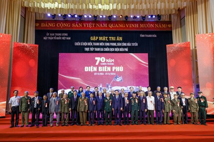 Thông tin báo chí về những hoạt động thiết thực của Ủy ban Trung ương MTTQ Việt Nam hướng tới kỷ niệm 70 năm Chiến thắng Điện Biên Phủ