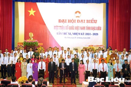 Đại hội đại biểu MTTQ Việt Nam tỉnh Bạc Liêu lần thứ XI: "Đoàn kết - Dân chủ - Sáng tạo - Phát triển"
