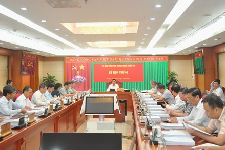 Kỳ họp thứ 41 của Ủy ban Kiểm tra Trung ương: Đề nghị kỷ luật Ban Thường vụ Thành uỷ TP Hồ Chí Minh nhiệm kỳ 2010-2015