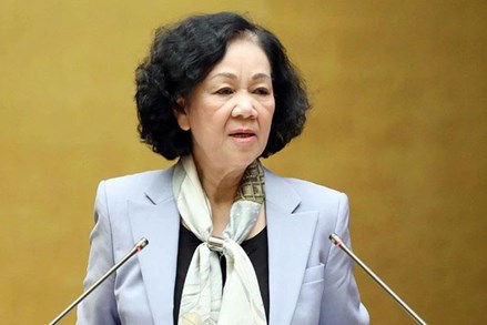 Thông cáo báo chí về việc cho thôi làm nhiệm vụ đại biểu Quốc hội Khóa XV đối với bà Trương Thị Mai