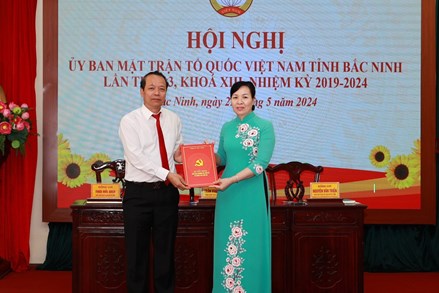 Bắc Ninh có tân nữ Chủ tịch Ủy ban MTTQ tỉnh