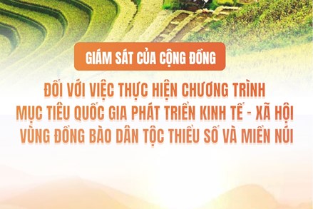 Giám sát của cộng đồng đối với việc thực hiện Chương trình mục tiêu quốc gia phát triển kinh tế - xã hội vùng đồng bào dân tộc thiểu số và miền núi 