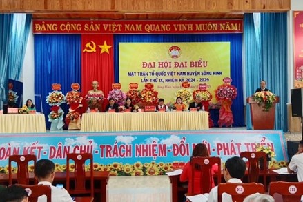 Phú Yên: Hoàn thành tổ chức Đại hội MTTQ Việt Nam cấp huyện, nhiệm kỳ 2024 - 2029