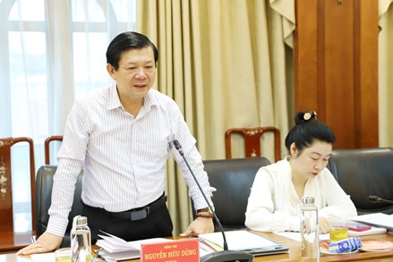 Phó Chủ tịch Nguyễn Hữu Dũng cho ý kiến vào nội dung Đại hội đại biểu MTTQ Việt Nam tỉnh Thái Nguyên lần thứ XVI, nhiệm kỳ 2024-2029