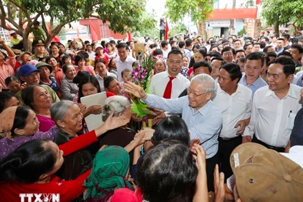 Tổng Bí thư Nguyễn Phú Trọng - Nhà Lãnh đạo lỗi lạc, trọn đời vì nước, vì dân