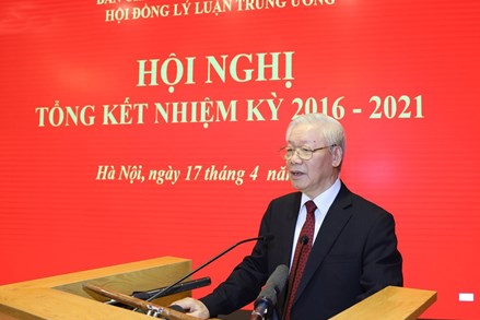 Đồng chí Tổng Bí thư Nguyễn Phú Trọng - Nhà lý luận xuất sắc, liêm chính của Đảng