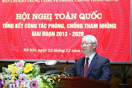 Tiếp tục tư tưởng, quan điểm của Tổng Bí thư Nguyễn Phú Trọng - Đẩy mạnh phòng, chống tham nhũng, tiêu cực