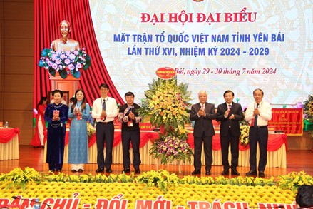 Chủ tịch Đỗ Văn Chiến dự Đại hội đại biểu MTTQ Việt Nam tỉnh Yên Bái lần thứ XVI, nhiệm kỳ 2024-2029