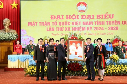 Đại hội đại biểu MTTQ Việt Nam tỉnh Tuyên Quang lần thứ XV, nhiệm kỳ 2024 - 2029: “Đoàn kết - Dân chủ - Bản lĩnh - Đổi mới - Phát triển”