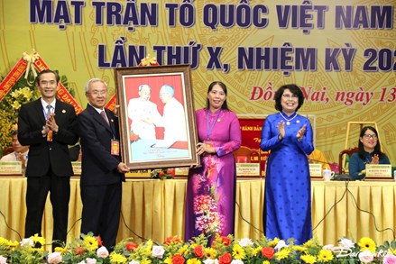 Phó Chủ tịch Tô Thị Bích Châu dự Đại hội đại biểu MTTQ Việt Nam tỉnh Đồng Nai lần thứ X, nhiệm kỳ 2024 – 2029