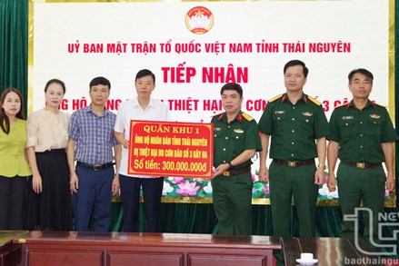 Thái Nguyên: Phân bổ gần 39 tỷ đồng hỗ trợ các địa phương khắc phục hậu quả bão lụt