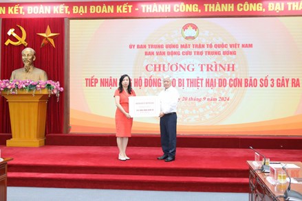 Số tiền ủng hộ đồng bào bị thiệt hại bởi cơn bão số 3 lên tới 1.628 tỷ đồng 