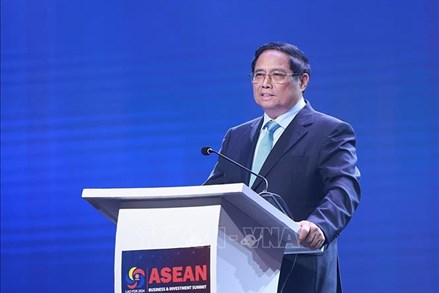 Thủ tướng Phạm Minh Chính phát biểu tại Hội nghị Thượng đỉnh Kinh doanh và Đầu tư ASEAN 2024