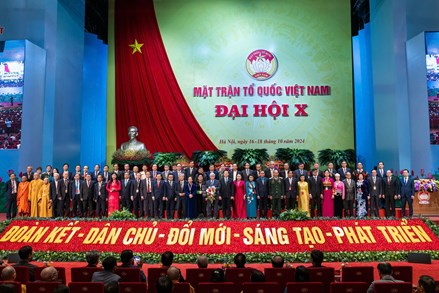 Danh sách Đoàn Chủ tịch Ủy ban Trung ương MTTQ Việt Nam khóa X, nhiệm kỳ 2024-2029