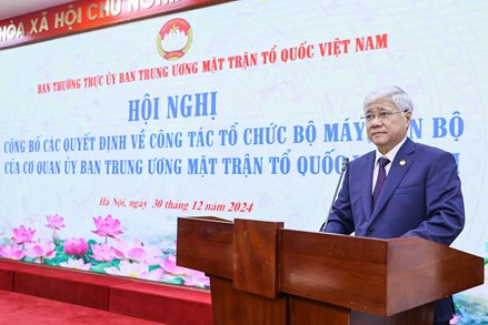 Toàn văn Quyết định số 217-QĐ/TW về chức năng, nhiệm vụ, tổ chức bộ máy của Cơ quan Ủy ban Trung ương Mặt trận Tổ quốc Việt Nam